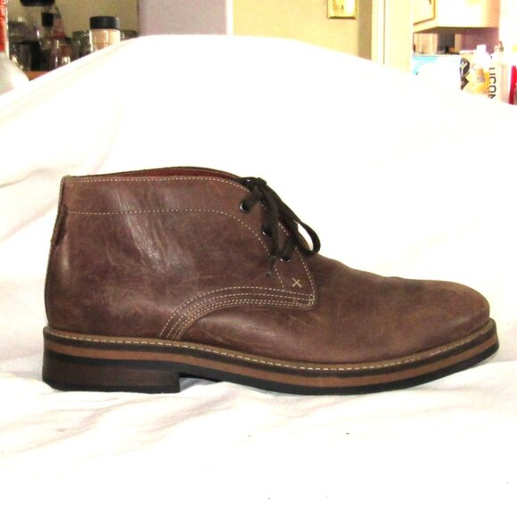 WOLVERINE 1883 Francisco Brown Chukka Boot Men 10.5 W00768 Leather Boots Lace Up main image 8